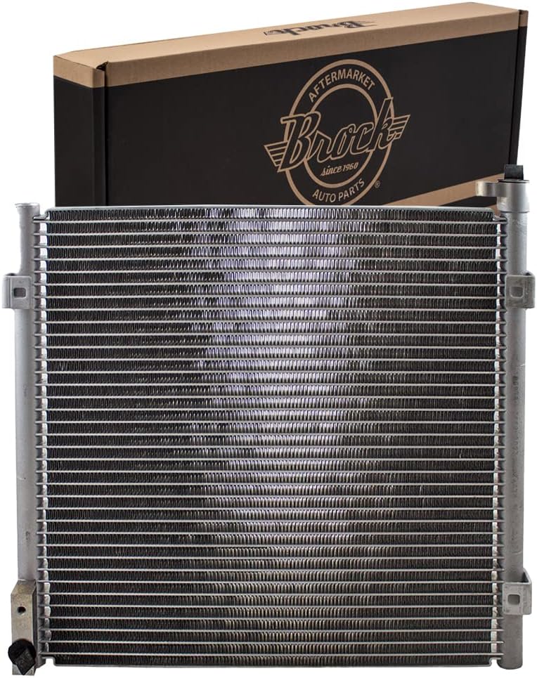 Brock Replacement A/C Condenser Cooling Assembly Compatible with 1996-2000 Civic 80110-S01-A11