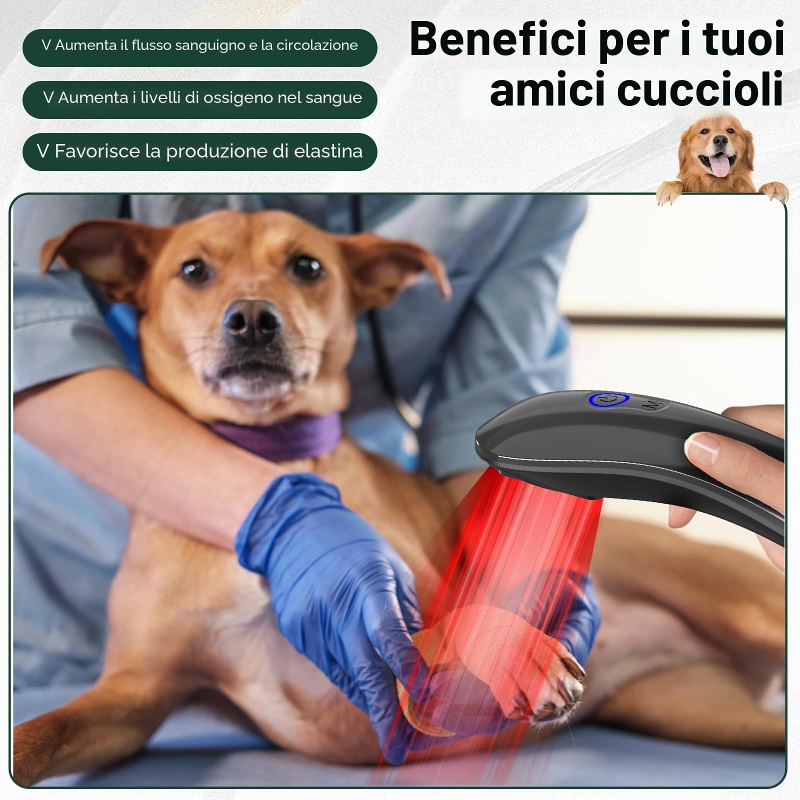 18 PCS620nm Terapia a Luce Rossa,Luce Terapia Lampada a Raggi Infrarossi,Lampada infrarossi della Luce a Infrarossi per Il Dolore, Terapia a infrarossi per Uso Domestico