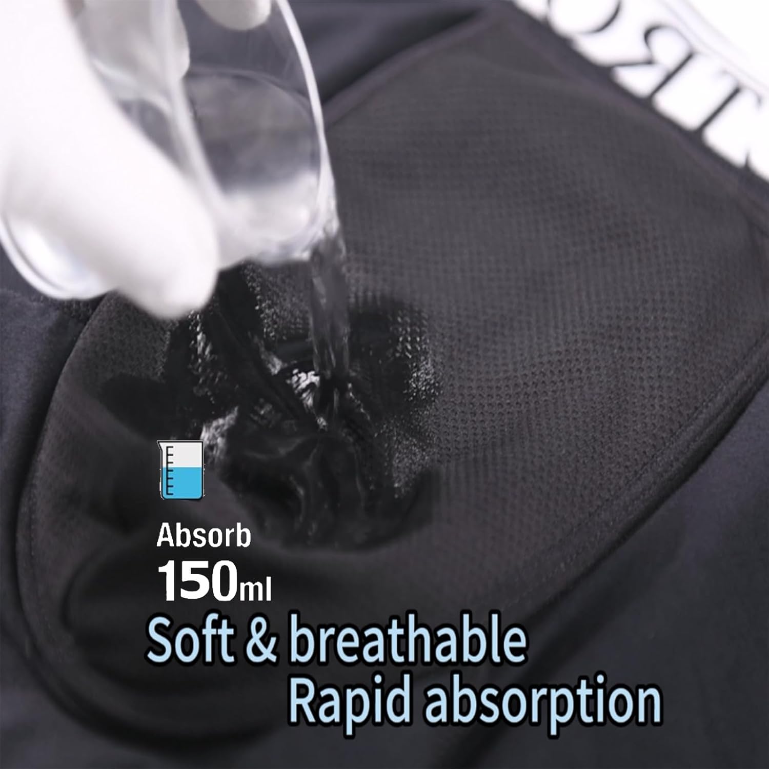 Mens Incontinence Underwear Washable 150ml Absorbent Leak Proof Underwear for Men Bladder Leak with Reusable Mens Urinary Incontinence Boxer Briefs 3pack - Image 5