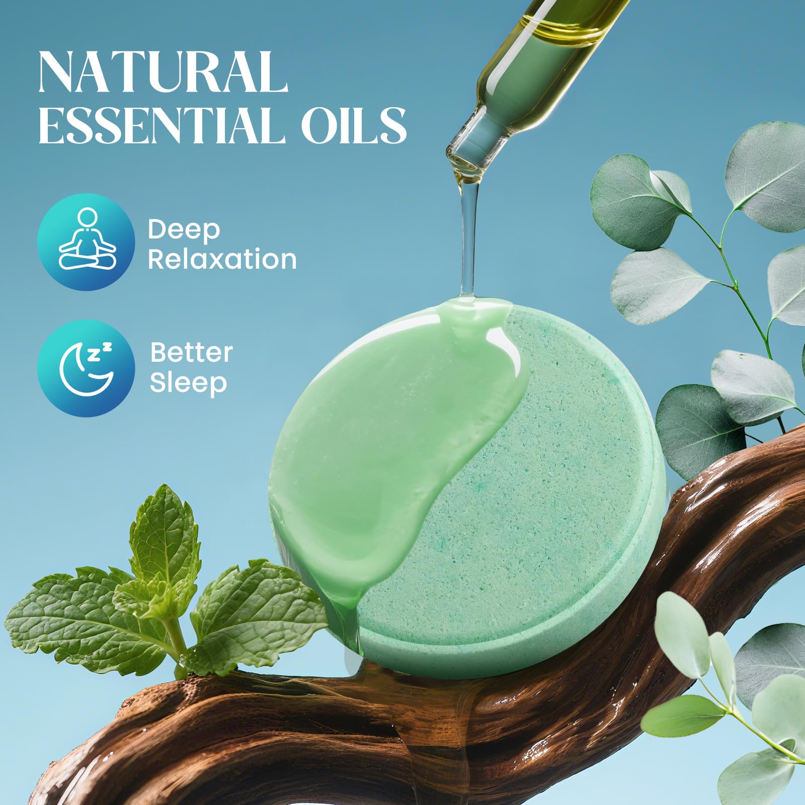 15 SPA Relax męskie pompy do kąpieli, oryginalny pomysł na prezent dla niego | Naturalne składniki, nawilża skórę, odpręża umysł i ciało, idealny na urodziny, walentynki, Boże Narodzenie lub Dzień Ojca