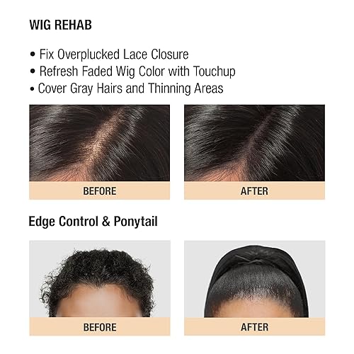 Miniatura 9 de Red by Kiss Cera para el cabello 24HR Max Hold Edge Fixer Edge Control Pomada antiadherente, no grasa sin escamas sin escamas 2.7 onzas (Coco)