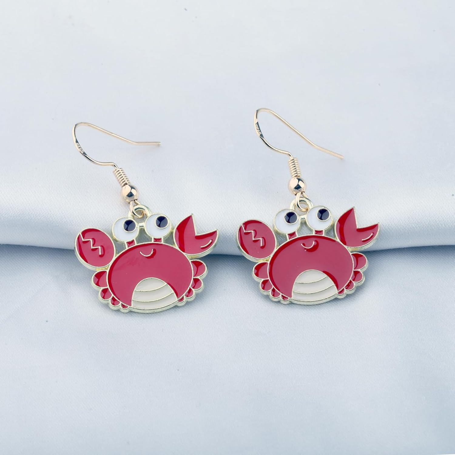 BNQL Crab Earrings for Women Crab Lover Gifts Cute Crab Jewelry Gift Fun Gifts Sea Animal Beach Earrings - Image 6