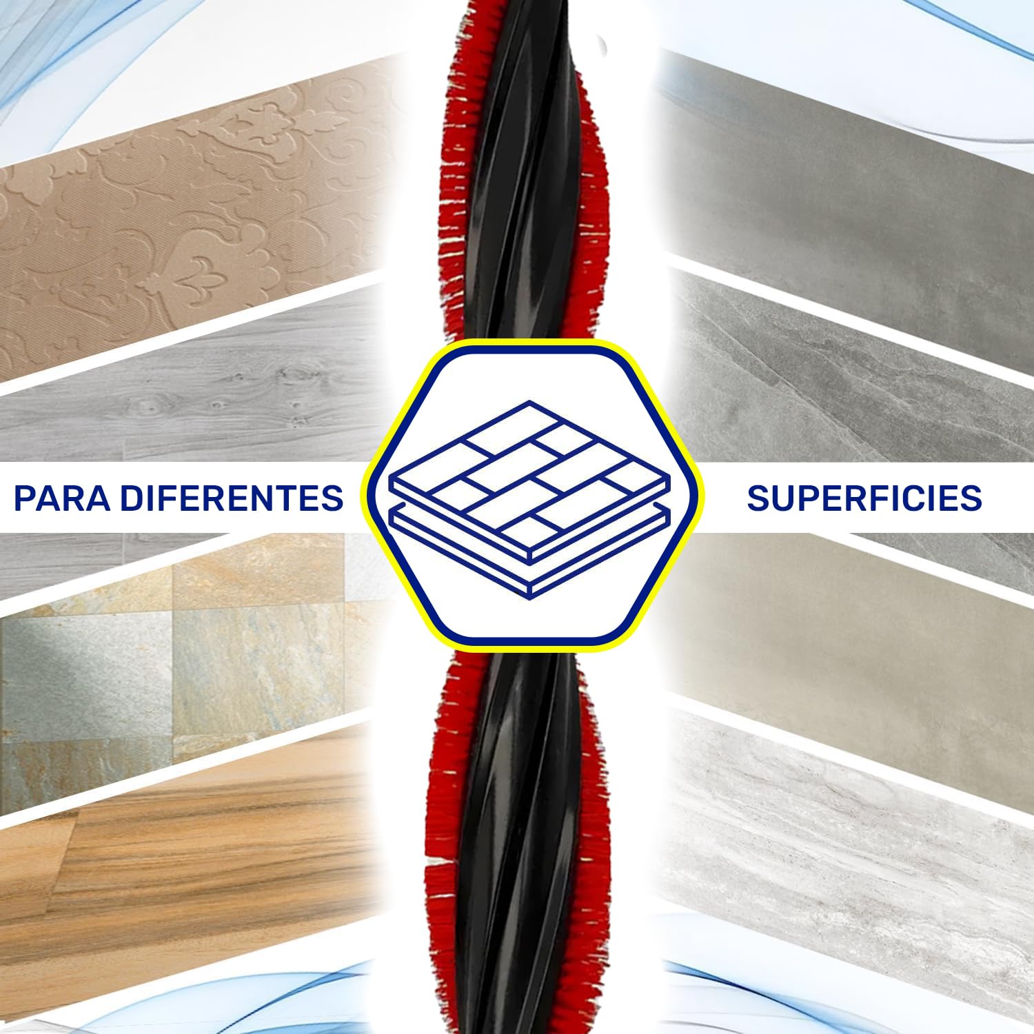 MONTERAL Rollo Cepillo Aspiradora con Código Original SS-2230002457 para Rowenta X-Force Flex 8.60 - Garantía de 10 Años