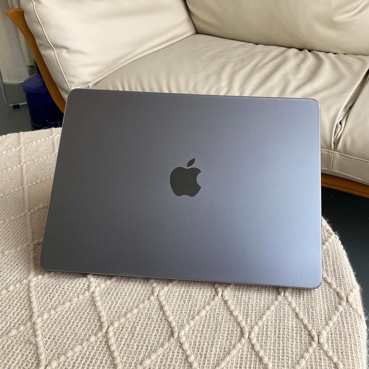CISSOOK for MacBook Air 13 inch M1 Case 2021 2020-2018 Release, Durable and Flexible [Ultra Thin Match Color] Matte Gray Shell Case for 13 inch A2337 A2179 A1932 Model with Touch ID, Gray Clear