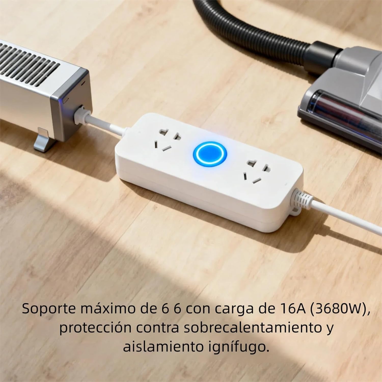 Enchufe Inteligente WiFi 16A – Control por Voz con Alexa/Google Home, App Tuya/Smart Life (2.4GHz) – Monitorización Energía en Tiempo Real, Temporizador Programable, Sin Hub – Fácil Instalación 6