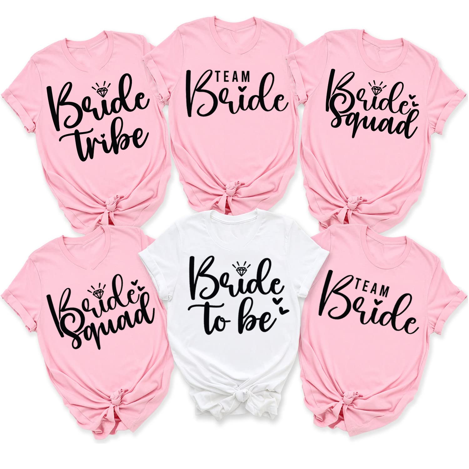 DT POD Team Bride T-Shirt, Bride Squad, Hen Party Tees, Bachelorette, Bridal Party T-Shirts, Bridesmaid Gifts, Bridal Shower