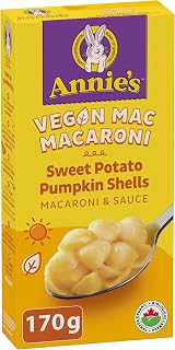 ANNIE'S - ORGANIC Vegan Macaroni Sweet Potato Pumpkin Shells