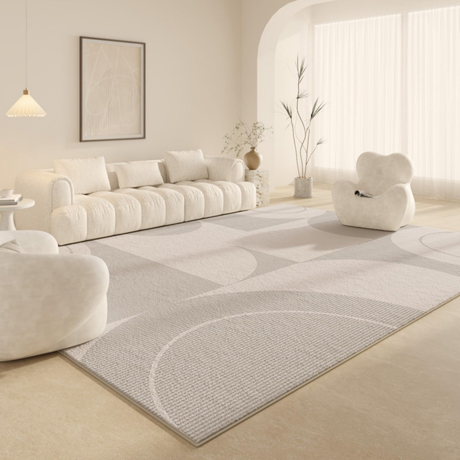 Tapis de salon lavable pour éliminer les taches dans une chambre douce
