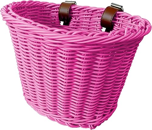 Miniatura 9 de Juego de serpentinas de cesta de bicicleta para niños, cesta frontal ajustable con coloridas serpentinas de bicicleta y calcomanías, molino de