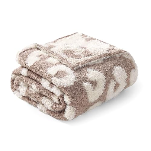 Amélie Home Knit Throw Blanket for Couch, Super Soft Fuzzy
