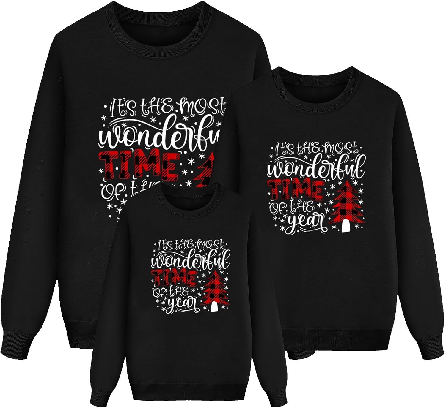 Weihnachtspullover Familie Set - Lustige Ugly Christmas Sweater Für Alle
