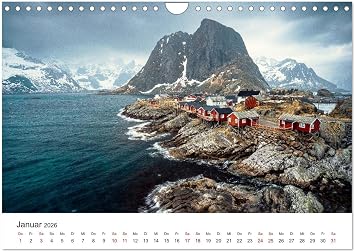 Magische Landschaften - Faszination Natur (Wandkalender 2026 DIN A4 quer), CALVENDO Monatskalender