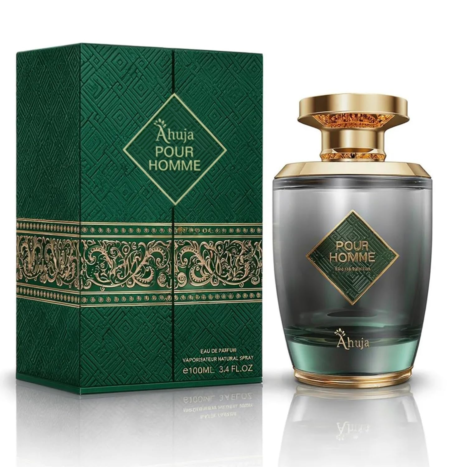 Amazon.com : AHUJA Pour Homme Eau de Parfum for Men 3.4 fl oz