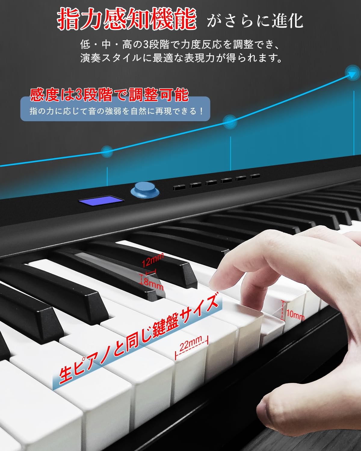 Amazon.co.jp: Longeye: 折り畳み電子ピアノ