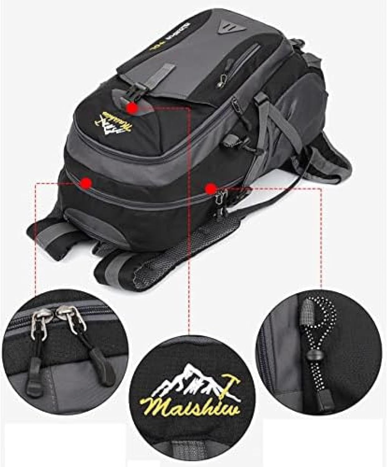 [GOODDAYS] 登山リュック 40L 登山バッグ 大容量 ザック 防水 リュックサック バックパック 男女兼用 多機能 収納性