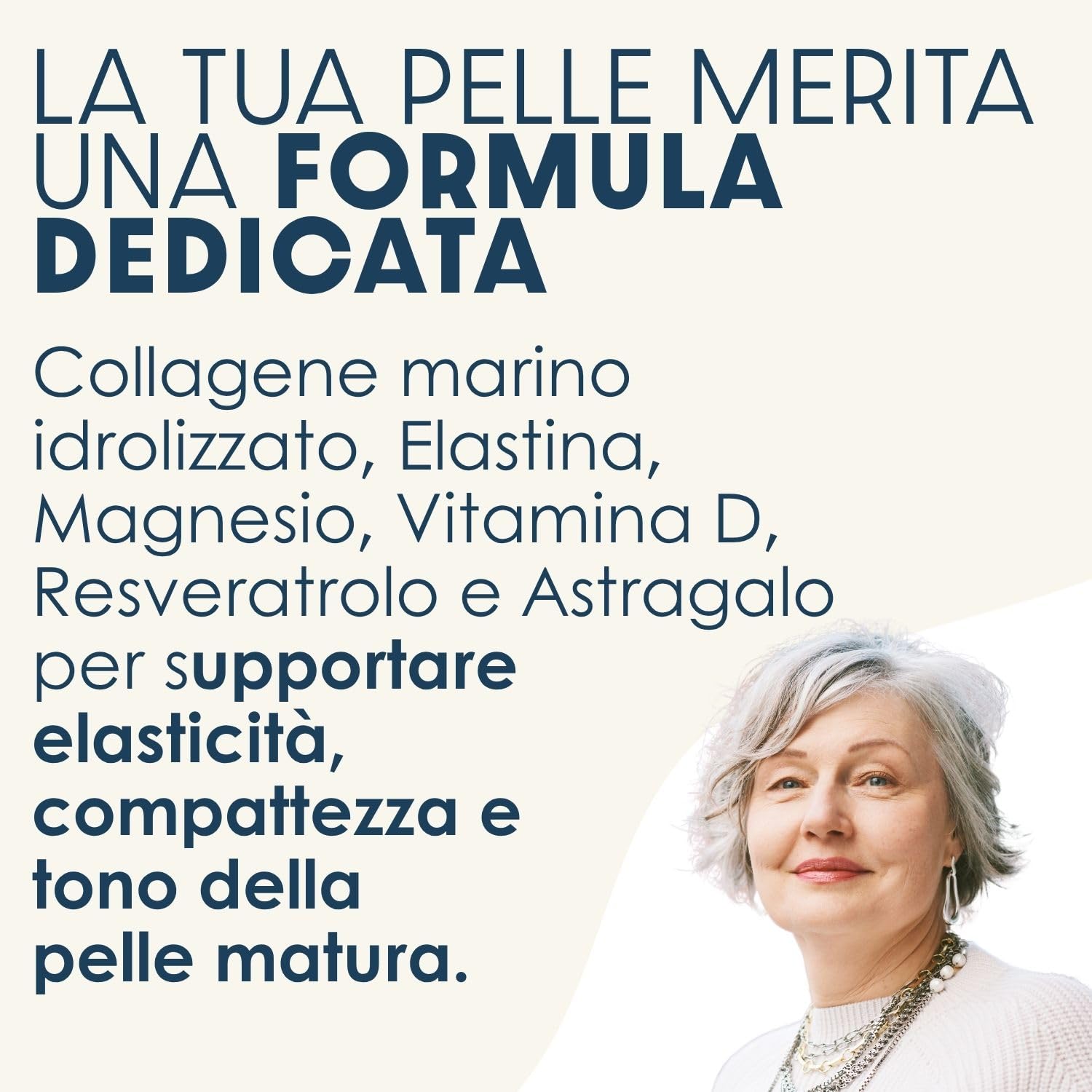 PURANOVA - Puracollagen 50+ | Collagene Marino Idrolizzato 7g con Elastina, Magnesio e Vitamina D |Collagene In Polvere Pelle Matura | Gusto Nocciola e Cioccolato