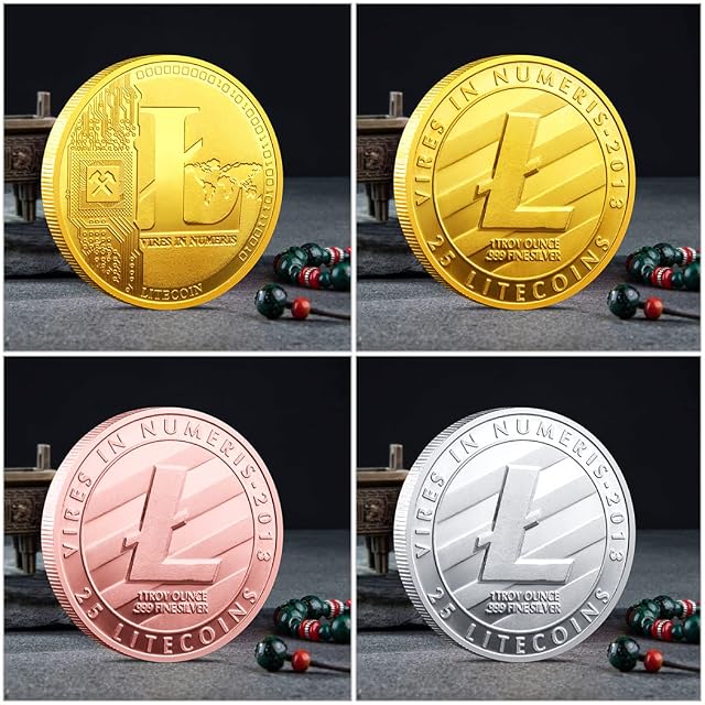 Foto 5 de 7 de Kocreat Litecoin Moneda Conmemorativa LTC Moneda Electrónica Internet Moneda Virtual Bitcoin-Lucky Moneda…