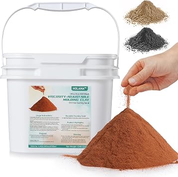 Holama 14 lb 400 Mesh Oil-Free Casting Sand with Bentonite & Release Powder