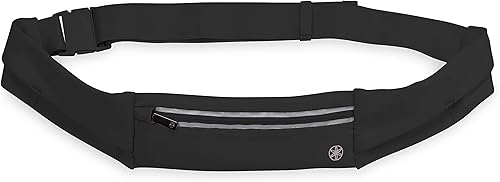 Gaiam Riñonera para correr  Riñonera de excursión, ajustable, para ejercicio, gimnasio, entrenamiento, bolsa para correr, múltiples bolsillos para