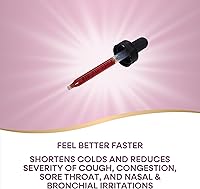 Vista 3 de Nature’s Way Umcka Cold Relief Drops, Multi-Symptom Cold Relief, Sore Throat, Cough, Stuffy Nose, and Congestion, Homeopathic, Phenylephrine Free