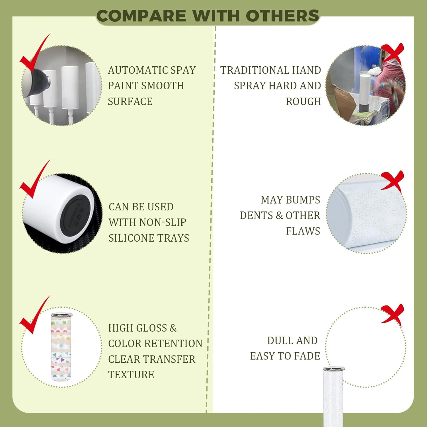 25Pack 20 oz Sublimation Blank Tumblers bulk Skinny, Stainless Steel Double Wall Insulated Straight Sublimation Cups with Lid and metal straw, Individually Box, Heat Transfer