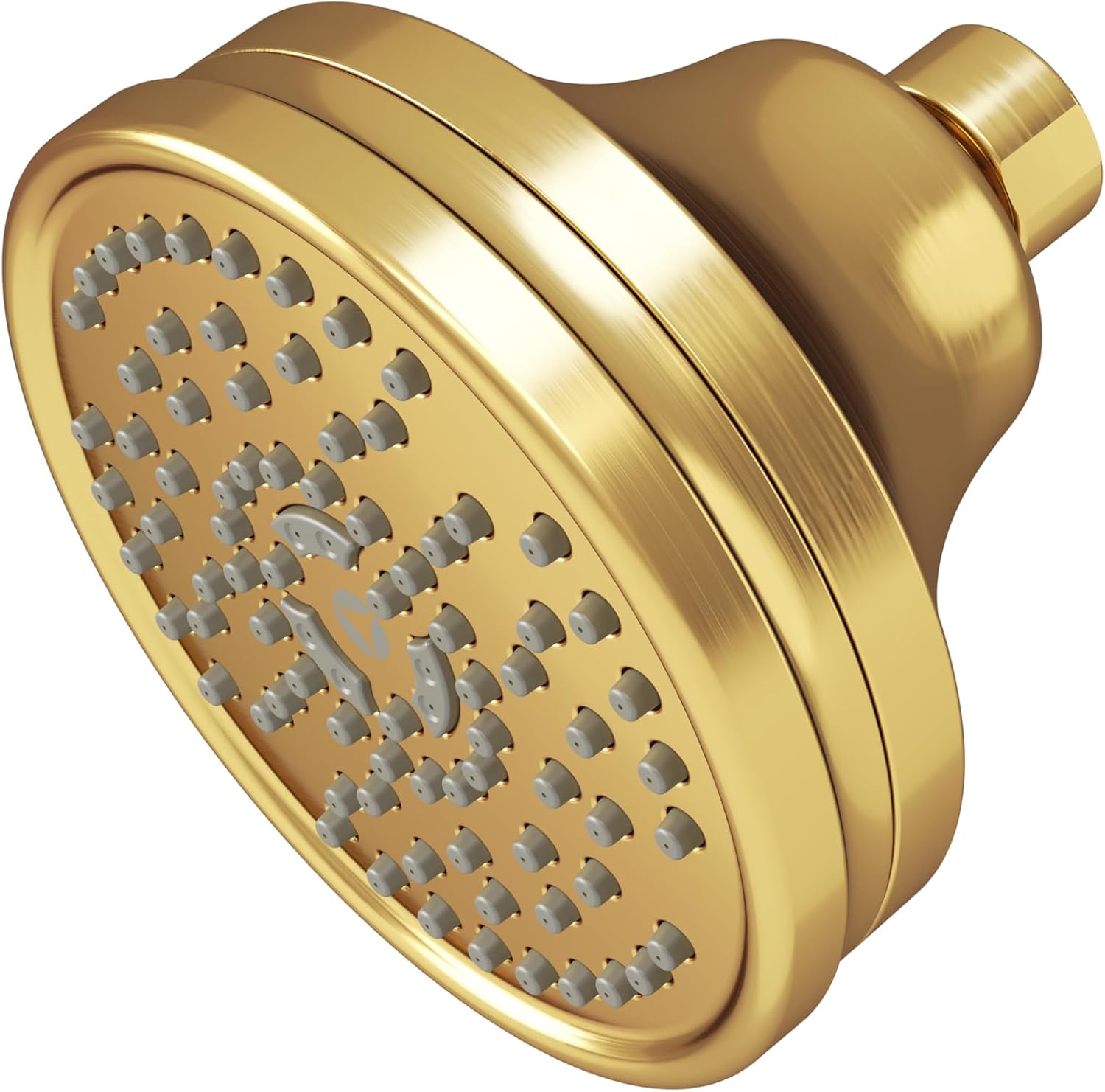 Symmons HydroMersion Classic 4 Inch Single Function High Pressure Round Showerhead in Satin Nickel