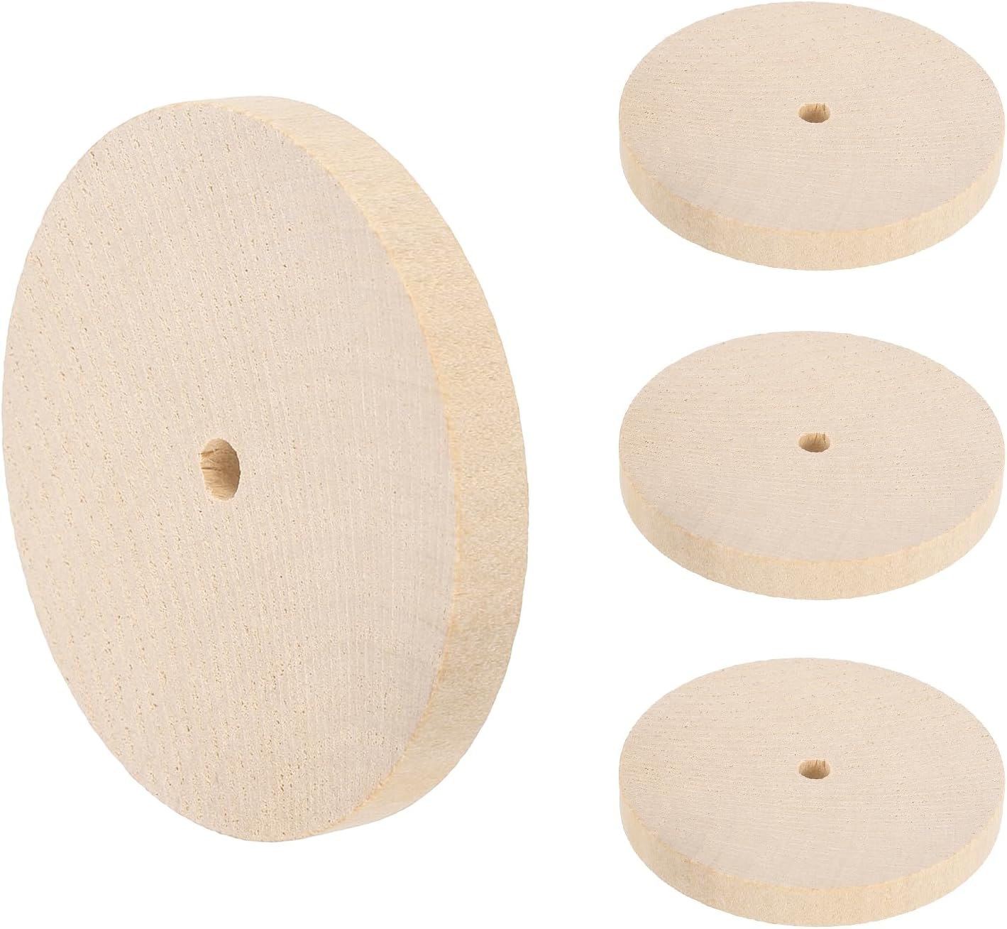 Unpainted Base Rims sourcing map Slab Wooden Wheels 3