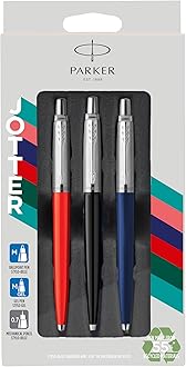 Jotter Originals Trio Pen Gift Set, Ballpoint Pen, Gel Pen & Mechanical Pencil, Made from 55% Recycled Materials, Perfect Graduation Gifts