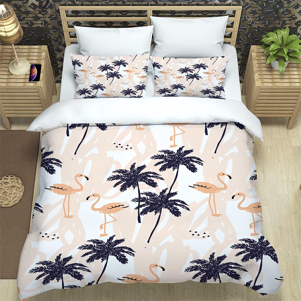Housse de couette 240 x 260 cm l'arbre noir facile à enfiler pour literie grand lit