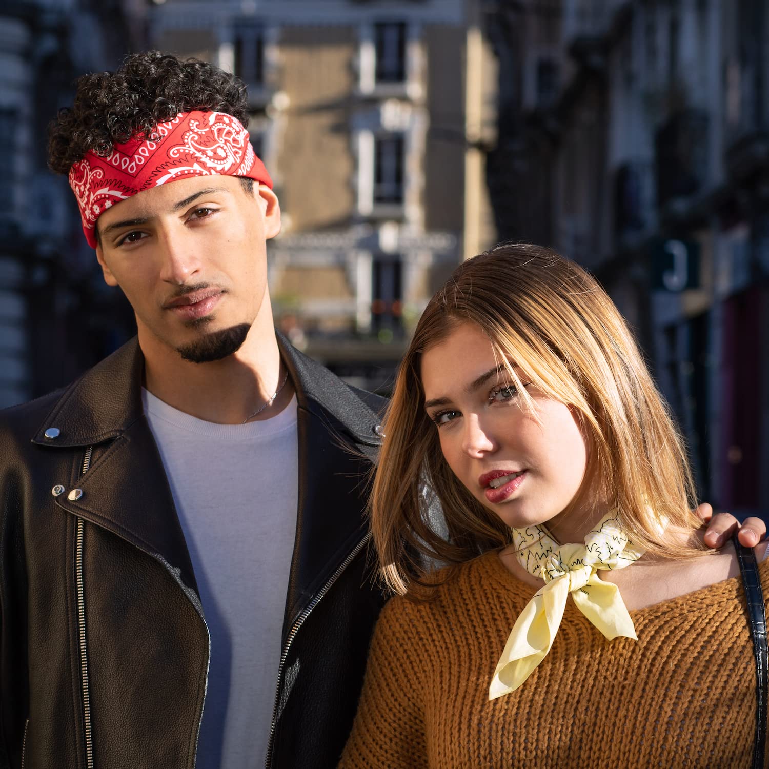EL BANDANA - Lote de bandanas 100% Algodon de primera calidad Paisley Panuelo Cabeza Cuello Bufanda - Juego de 5/10/20
