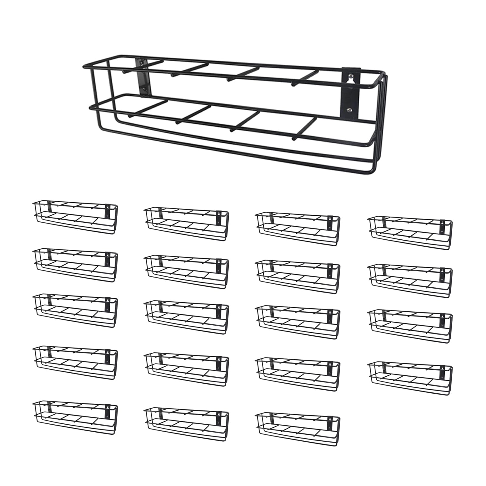 (20) pcs Racks per Case, Wall Rack - Hold 5pcs Quart Spray Bottles, QSR-5