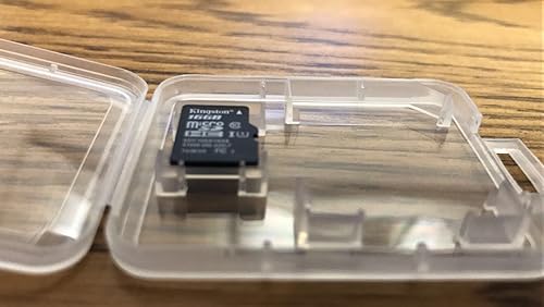 Miniatura 5 de eTECH Collection - Juego de 50 fundas de plástico transparente para tarjetas de memoria SDSDHCSDXCMicroSDMicroSDHCMicroSDXC para tarjetas de memoria