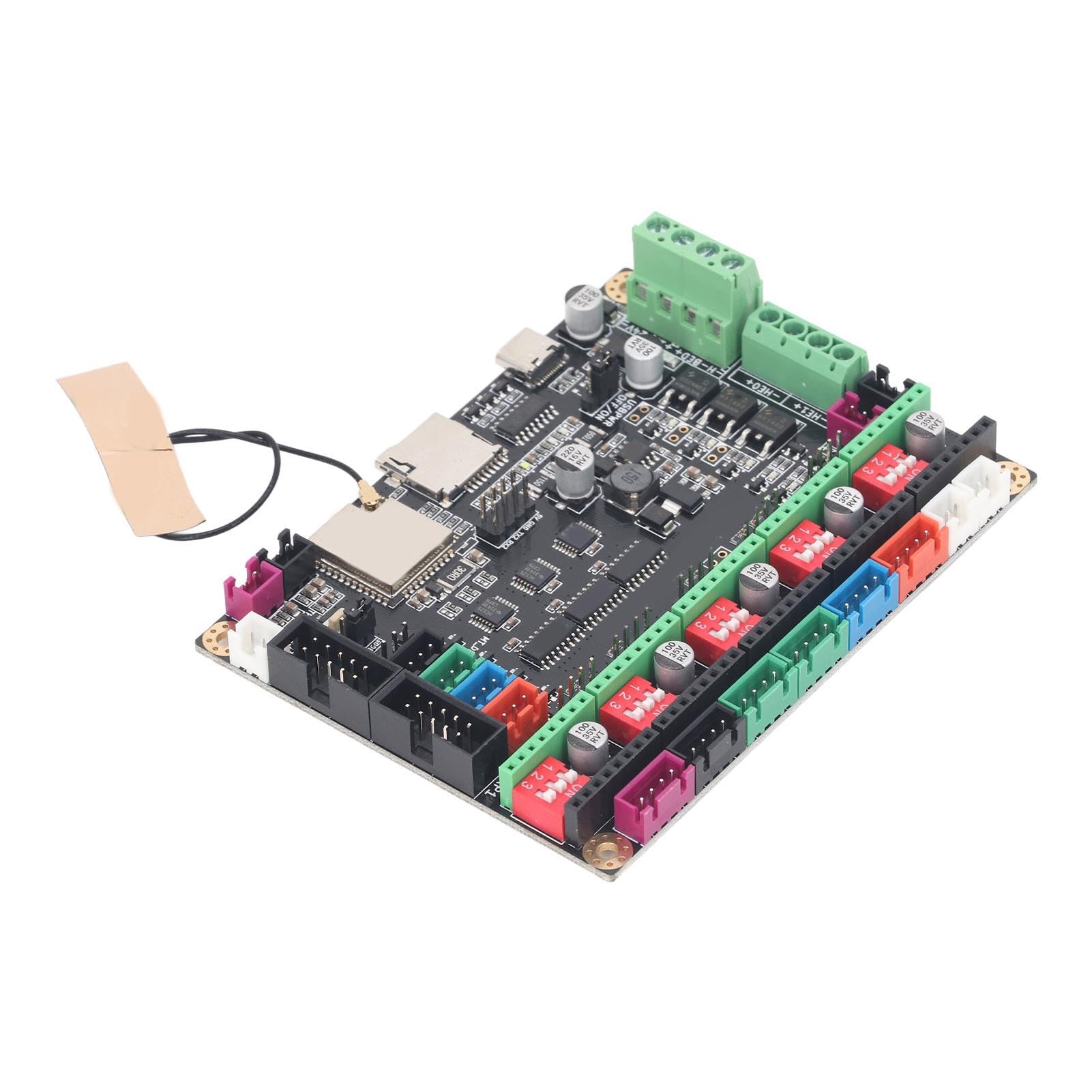 Jiawu 520K 3D-Drucker-Steuerplatine 32-Bit-Motherboard MCU 240 MHz DC12-24V 2.0 Firmware USB-Update A4988 Stepper-Treiber Zum Austausch