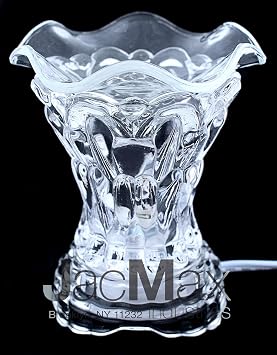 Expressive Scent Electric Burner for Oil and Wax Melts - Fragrance Oil Lamp Clear EB02