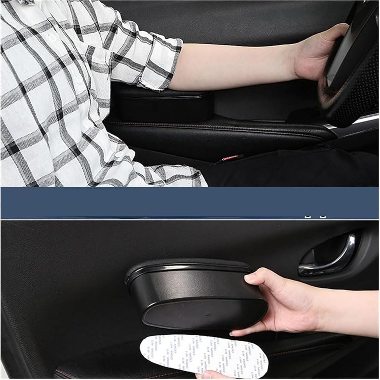 車用アームレスト のために KIA Cerato 2004-2009,車ドア側アームレスト,収納ボックス付き車用エルボーパッド、調節