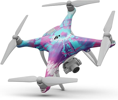 Miniatura 8 de DesignSkinz - Compatible con Drone DJI Spark - Vinilo adhesivo protector resistente a los arañazos - Espiral Tie Dye V3