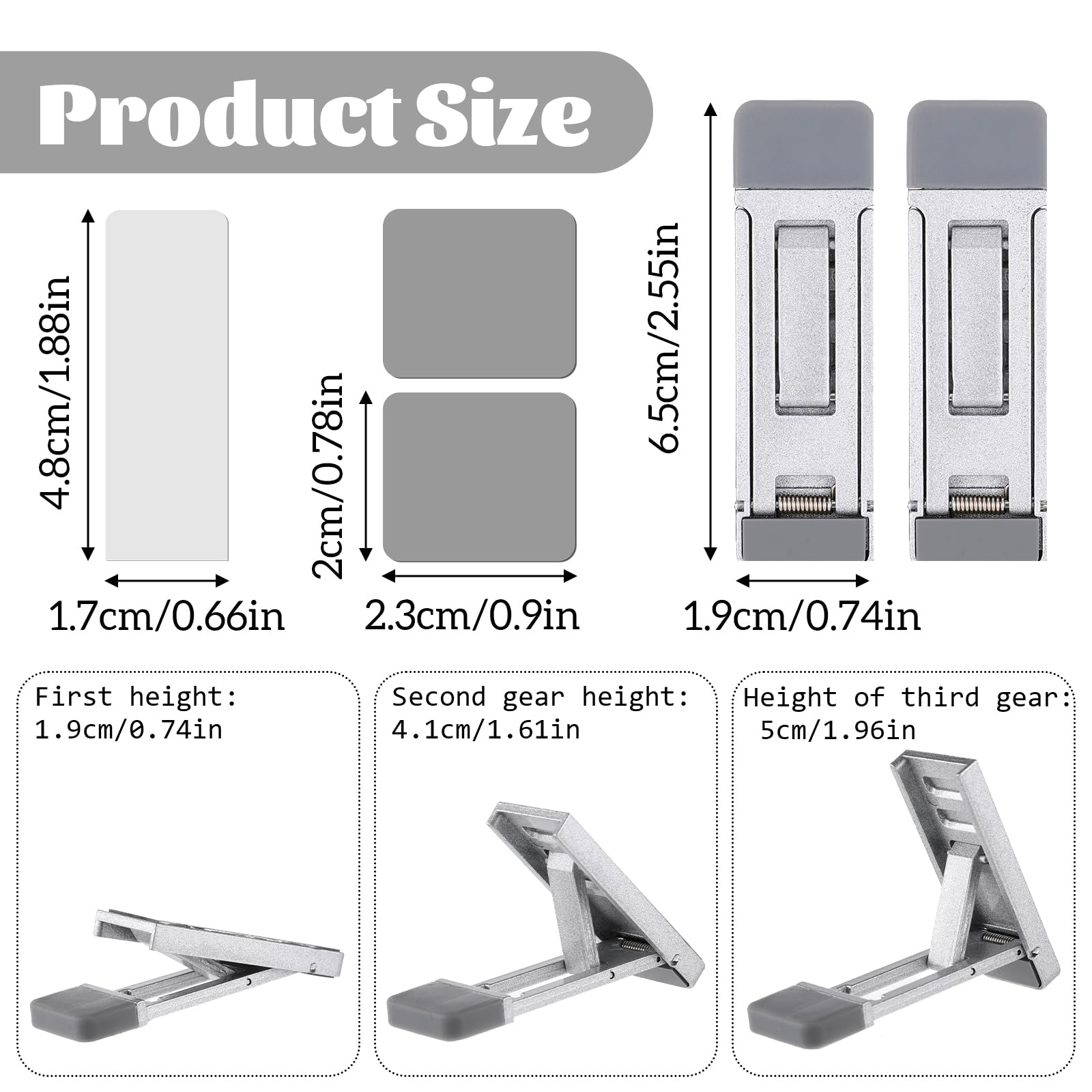 nediea Laptopstandaard, mini opvouwbare laptopstandaard, aluminium notebookstandaard, compatibel met MacBook Air Pro, Dell XPS, HP, meer 10-15,6 inch laptops, toetsenborden