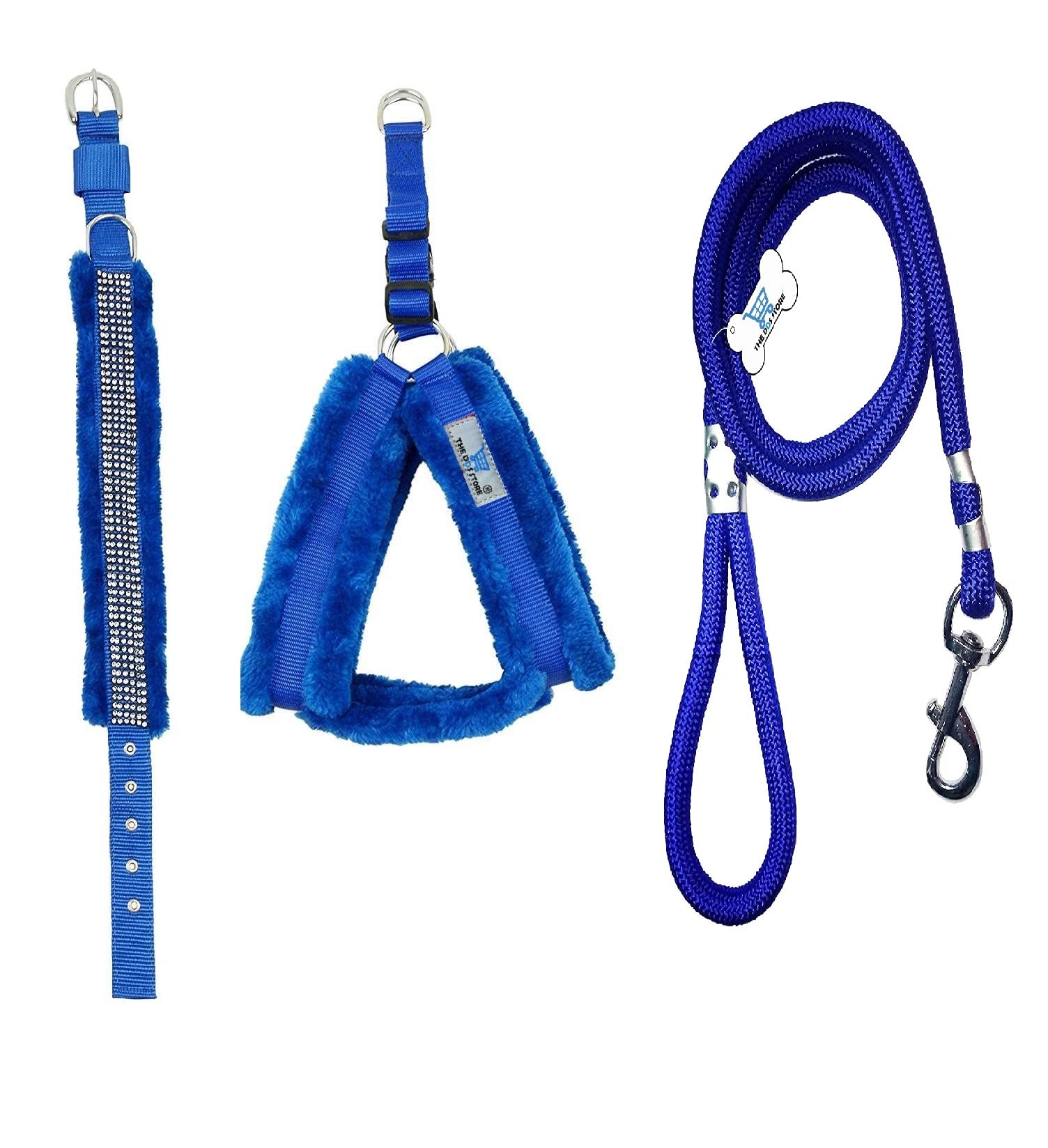 See full amazon price history chart for THE DDS STORE Harness & Collar Soft Fur with Cotton Rope Leash, Pet Dog Soft Padded Nylon Dog Harness & Leash with Collar 3 Picec Set (Medium, Blue) THE DDS STORE Harness & Collar Soft Fur with Cotton Rope Leash, Pet Dog Soft Padded Nylon Dog Harness & Leash with Collar 3 Picec Set (Medium, Blue) (B0BMV3TTZF) Amazon Price History, Amazon Price Tracker