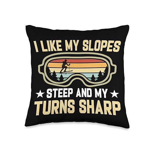 Skiing Slopes Steep Ski Winter Skier Gift Slopes Steep Ski