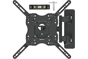 Amazon Basics Full Motion Articulating Wall Mount for 26" to 55" TVs