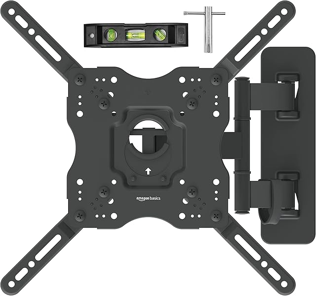 Amazon Basics Articulating TV Wall Mount Bracket for 22-inch to 55-inch TVs