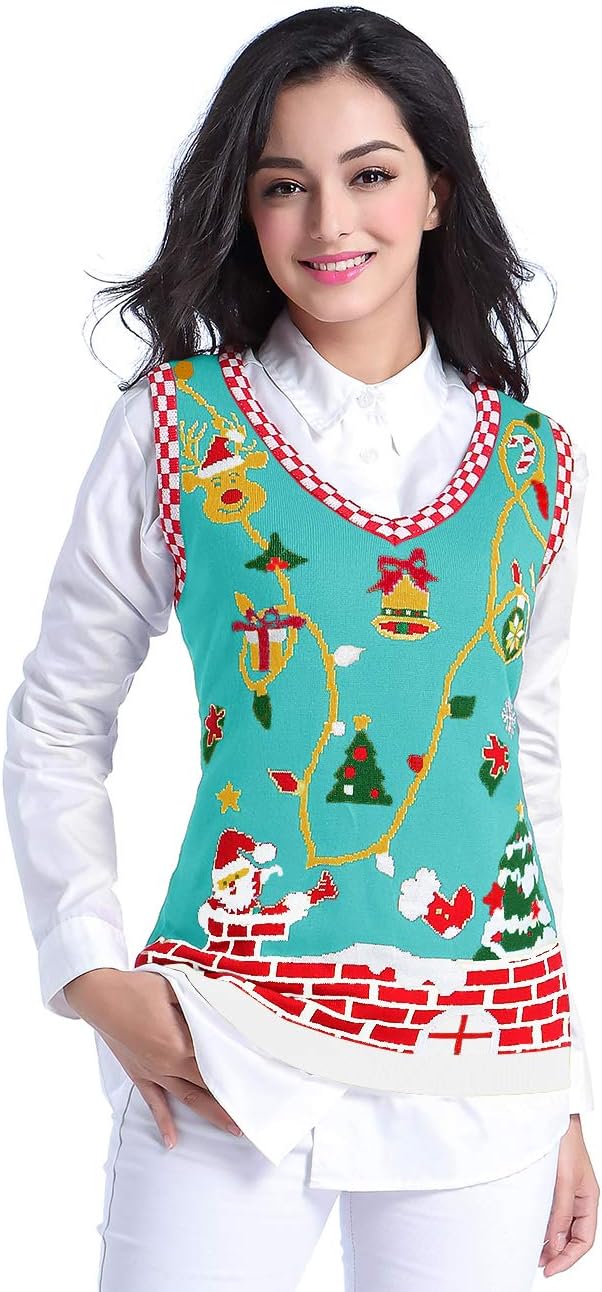 v28 Ugly Christmas Sweater for Women 