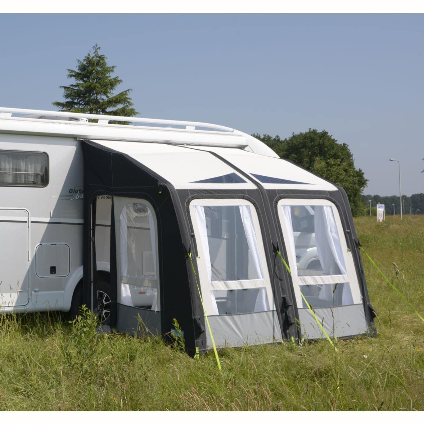 Kampa Motor Rally Air Pro 260 Driveaway - Graues Vorzelt Mit AIR Frame Technologie