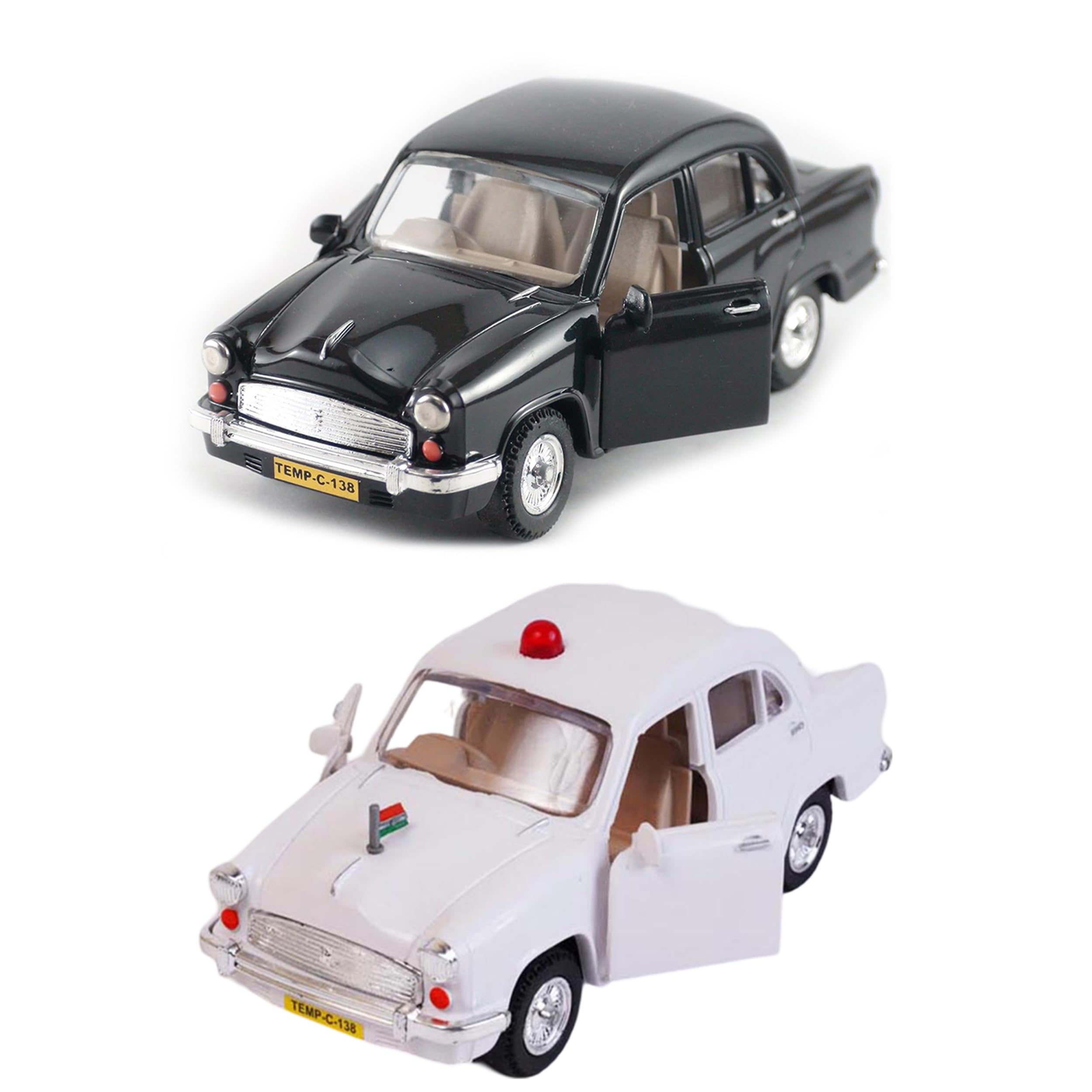 Classic Vintage Toy Cars Combo (Pack of 2) Hindustan Ambassador & VIP Ambassdor -1:36 Scale, Openable Doors,Perfect Collectibles- Multicolor (B0D22WYFPB) Amazon Price History, Amazon Price Tracker