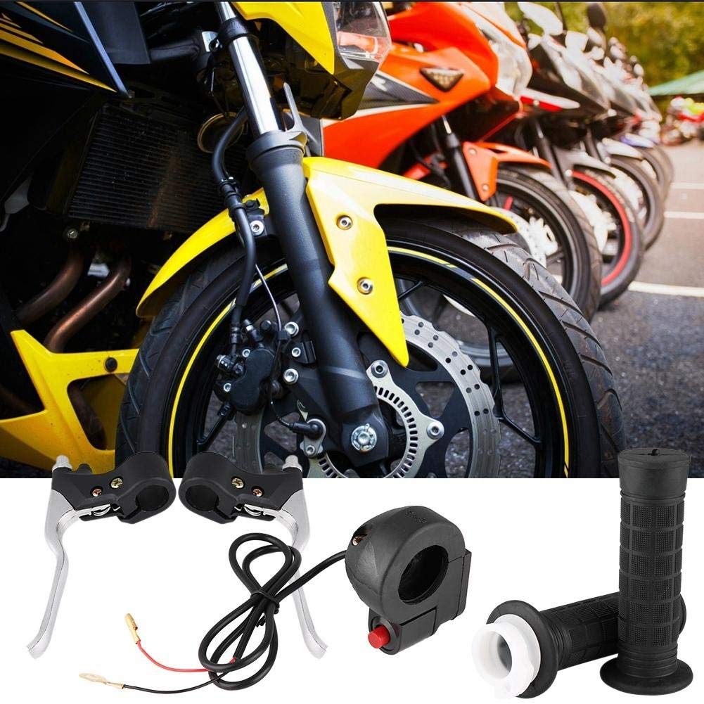 Para dźwigni hamulca, uchwyty zabijają włącznik/wył. zestaw dźwigni hamulca przepustnicy do kieszonkowego roweru mini motocykla