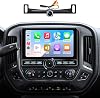 for Chevy Silverado Car RadioGMC Sierra Stereo 2014-2018 |Wireless CarPlay Android Auto| Single Knob Keybutton QLED Touch Screen Stereo Upgrade