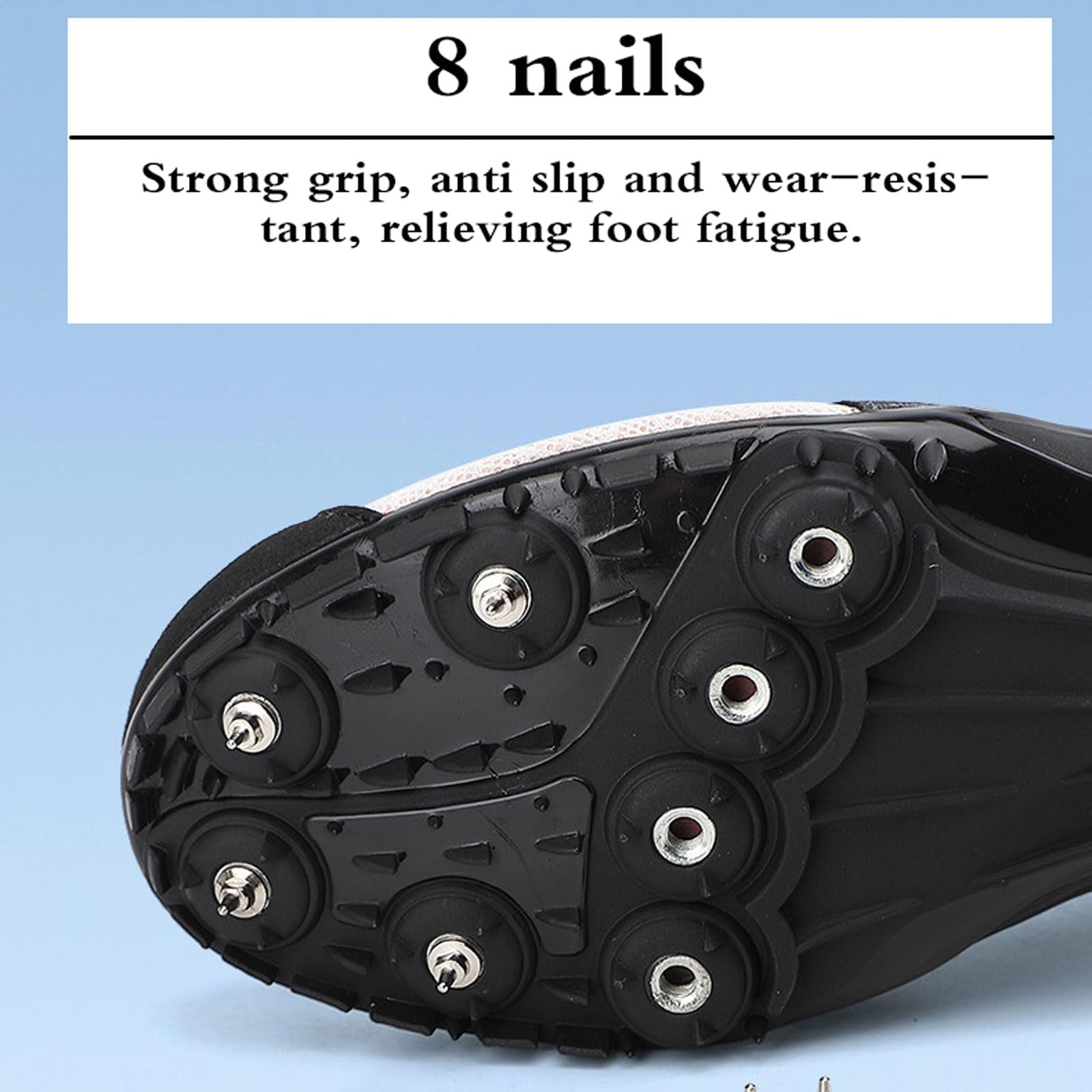 Zapatillas Clavos Atletismo,Zapatillas Correr con Clavos,Zapatos con Clavos Deporte Corriendo,Resistencia Al Desgaste,Antideslizantes，MáS Adecuado para Velocidad
