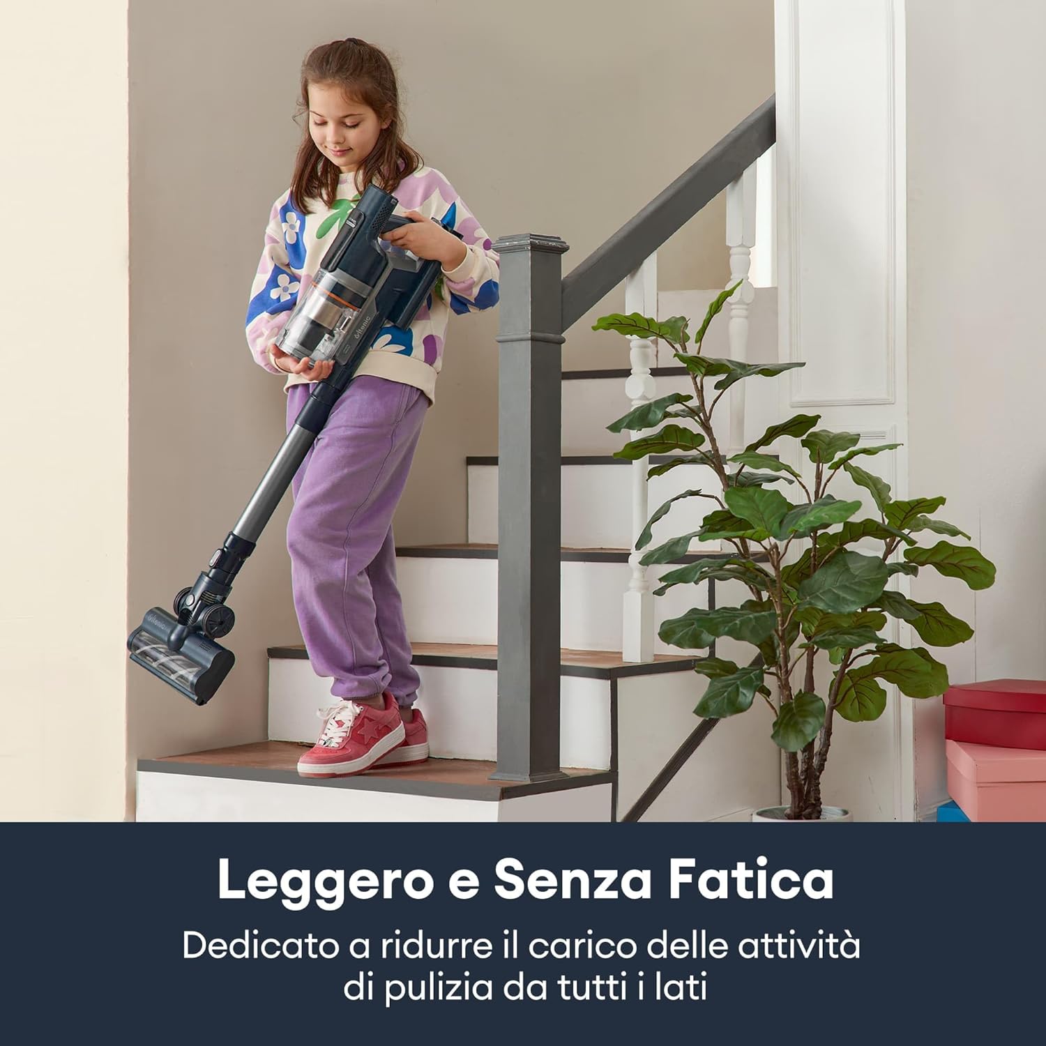 Ultenic FS1 Aspirapolvere Senza Fili, 30000Pa, 450W, Autonomia 60 Min, Svuotamento Automatico, Scopa Elettrica, 660 ml, Filtrazione a 5 Fasi, Modalità Turbo, Adattamento Multi-Accessori Ultenic FS1 Aspirapolvere Senza Fili, 30000Pa, 450W, Autonomia 60 Min, Svuotamento Automatico, Scopa Elettrica, 660 ml, Filtrazione a 5 Fasi, Modalità Turbo, Adattamento Multi-Accessori