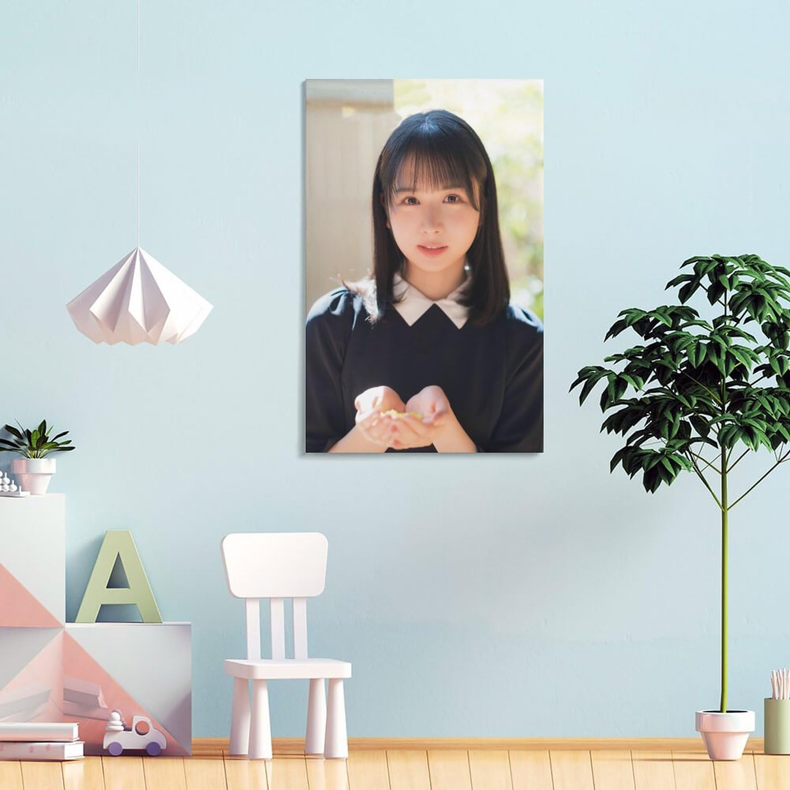 ひな図書 アクリルアートパネル 上村ひなの 日向坂46とふしぎな図書室