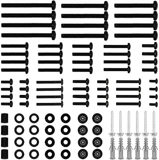 Suptek TV Bracket Screw Set - 100pcs M4 M5 M6 M8 Screws and Spacers for Most TVs Up To 80"